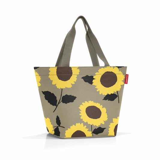 reisenthel shopper M, Einkaufstasche, Tragetasche, Tasche, Sunflowers, 15 L, ZS5052