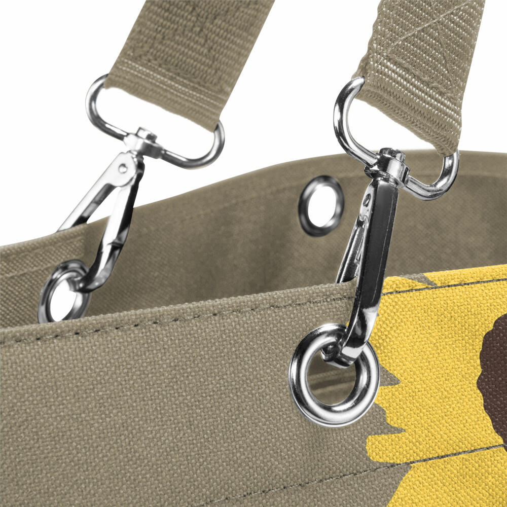 reisenthel shopper XL, Einkaufstasche, Tragetasche, Tasche, Sunflowers, 35 L, ZU5052