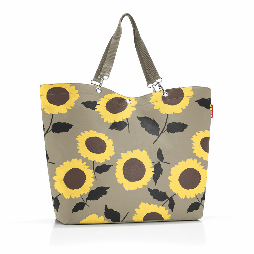 reisenthel shopper XL, Einkaufstasche, Tragetasche, Tasche, Sunflowers, 35 L, ZU5052