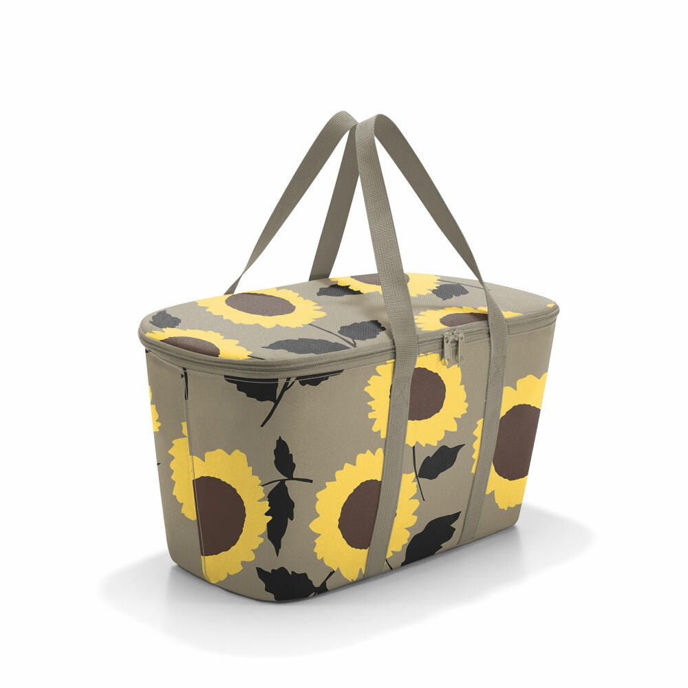 reisenthel coolerbag, Kühltasche, Isolierte Tasche, Thermotasche, Sunflowers, 20 L, UH5052