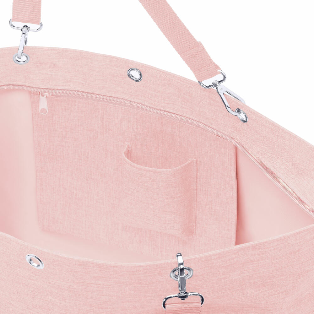 reisenthel shopper XL, Einkaufstasche, Tragetasche, Tasche, Twist Blush, 35 L, ZU3100