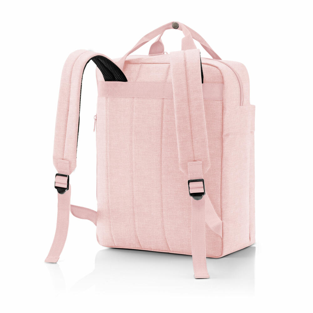 reisenthel allday backpack M, Rucksack, Freizeitrucksack, Tasche, Twist Blush, 15 L, EJ3100