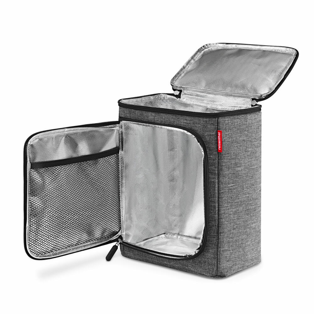 reisenthel coolerbox, Kühltasche, Isolierte Tasche, Thermotasche, Twist Silver, 7 L, UK7052
