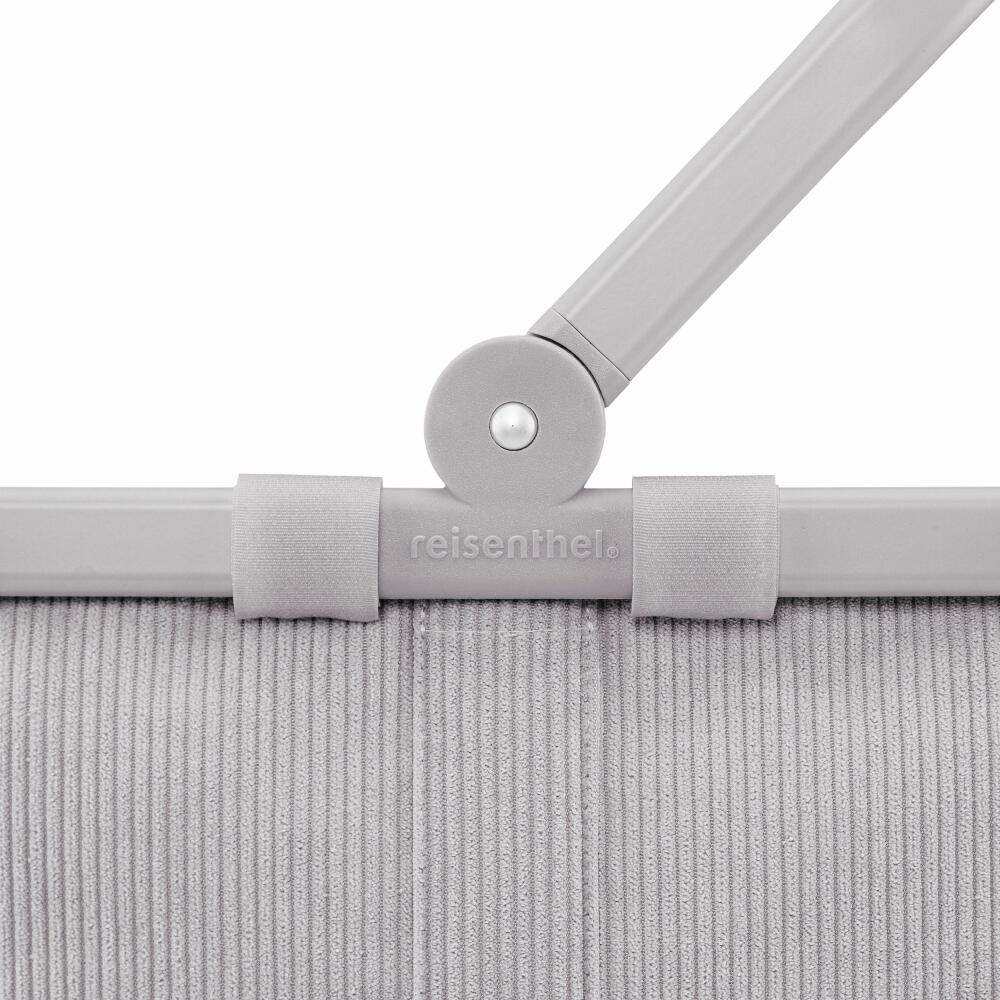 reisenthel carrybag, Einkaufskorb, Korb, Picknickkorb, Cord Grey, 22 L, BK7084