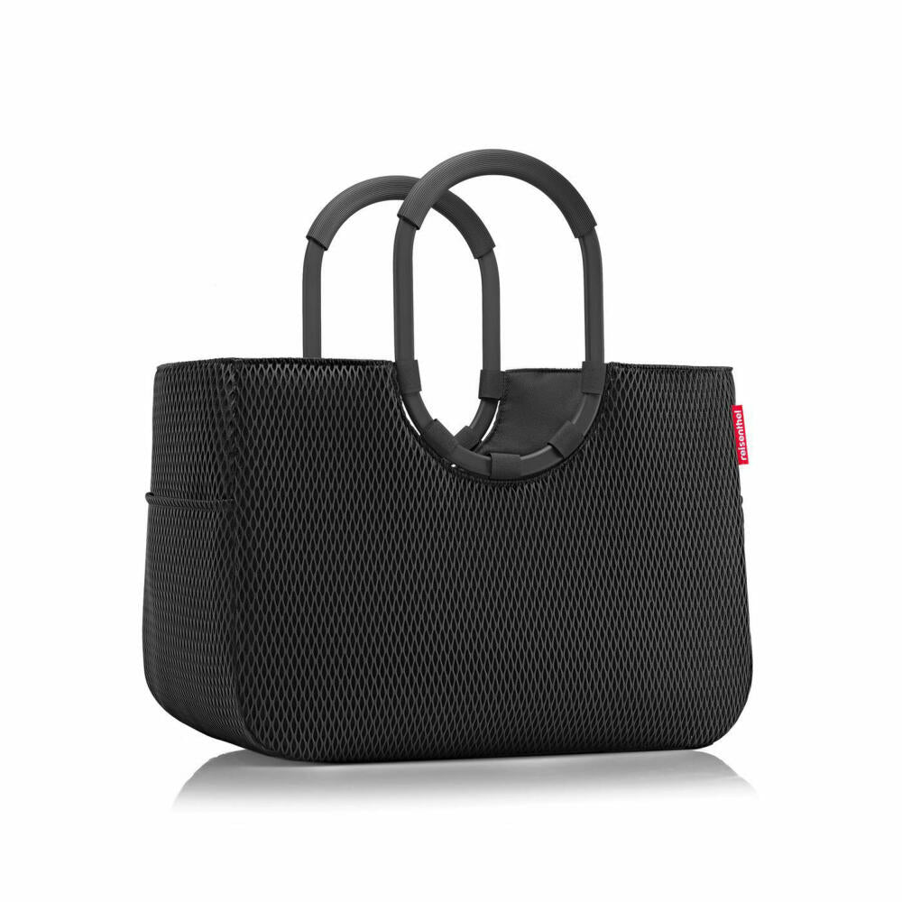 reisenthel loopshopper L, Einkaufstasche, Shopper, Tragetasche, Tasche, Mesh Black, 25 L, OR7082