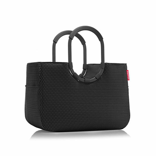 reisenthel loopshopper L, Einkaufstasche, Shopper, Tragetasche, Tasche, Mesh Black, 25 L, OR7082