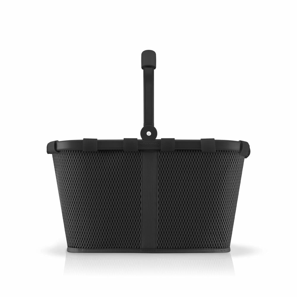 reisenthel carrybag, Einkaufskorb, Korb, Picknickkorb, Mesh Black, 22 L, BK7082
