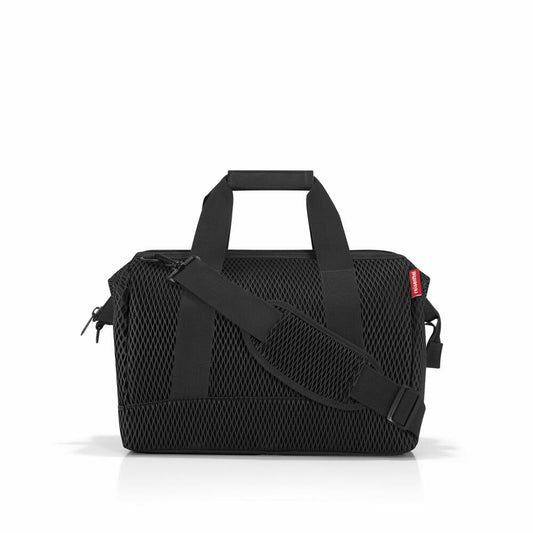 reisenthel allrounder M, Reisetasche, Sporttasche, Tasche, Mesh Black, 18 L, MS7082
