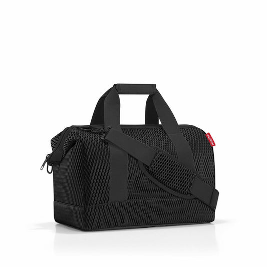reisenthel allrounder M, Reisetasche, Sporttasche, Tasche, Mesh Black, 18 L, MS7082