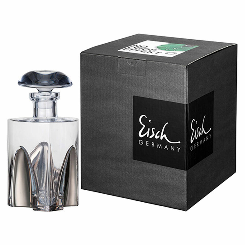 Eisch Carafe Gentleman Platinum, No Drop, Whisky Carafe, Crystal Glass, Platinum, 0.75 L, 86577409