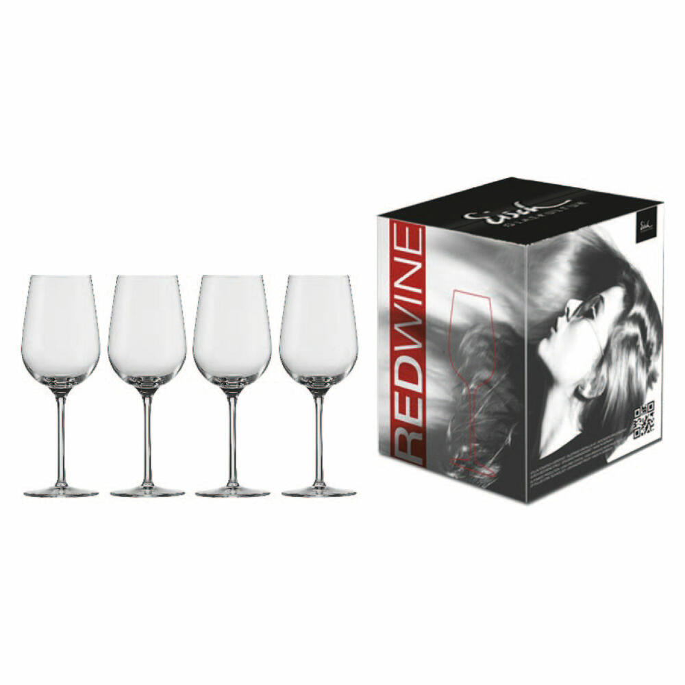 Eisch Rotweinglas 4er Set Vinezza, Weingläser, Kristallglas, 430 ml, 25505020