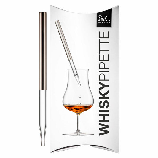 Eisch Whisky Pipette Gentleman Platin, Verdünnungspipette, Glas, Platin, 16.5 cm, 86599903