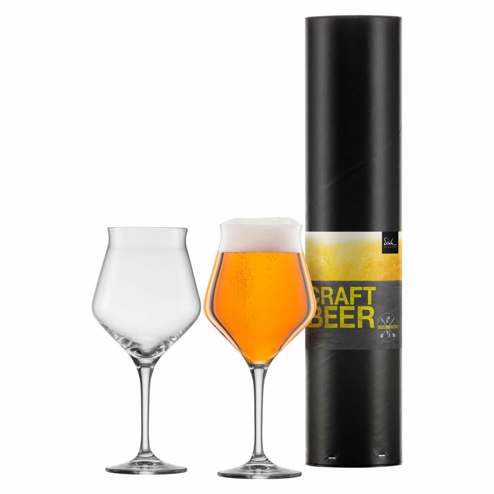 Eisch Craft Beer Kelch 2er Set Craft Beer Experts, Bierglas, Kristallglas, 435 ml, 30020302