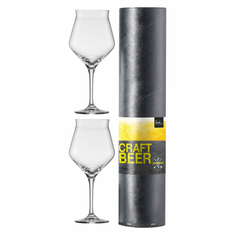 Eisch Craft Beer Kelch 2er Set Craft Beer Experts, Bierglas, Kristallglas, 435 ml, 30020302