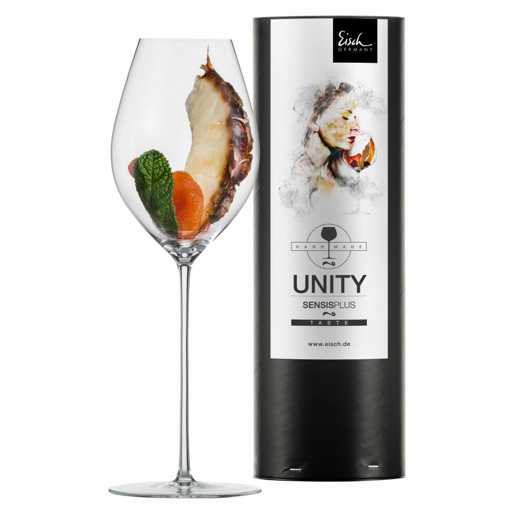 Eisch champagne glass Unity Sensis plus, with effervescence point, crystal glass, 400 ml, 25222070