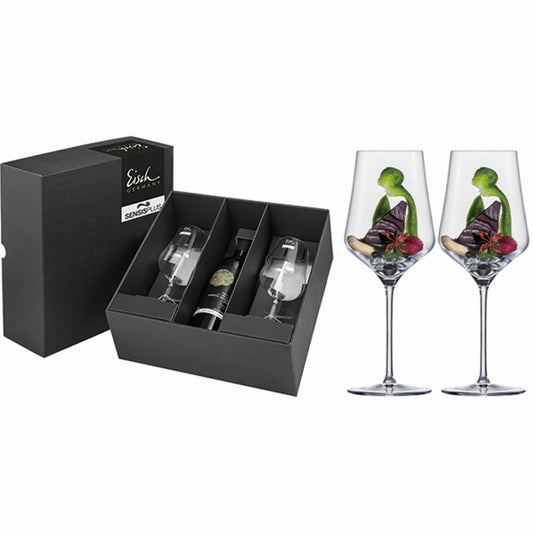Eisch Rotweingläser Cuvée Sky Sensis plus, 2er Set, Rotweinglas, Weinglas, Kristallglas, 490 ml, 25183020