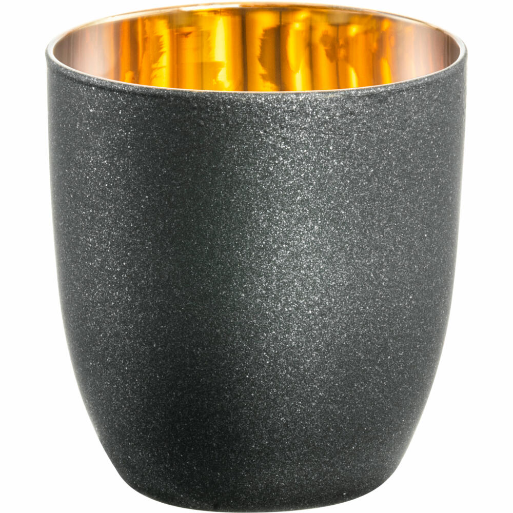 Eisch Espresso Mug Cosmo Gold, Espresso Mug, Espresso Glass, Crystal Glass, Gold / Black, 100 ml, 70510907