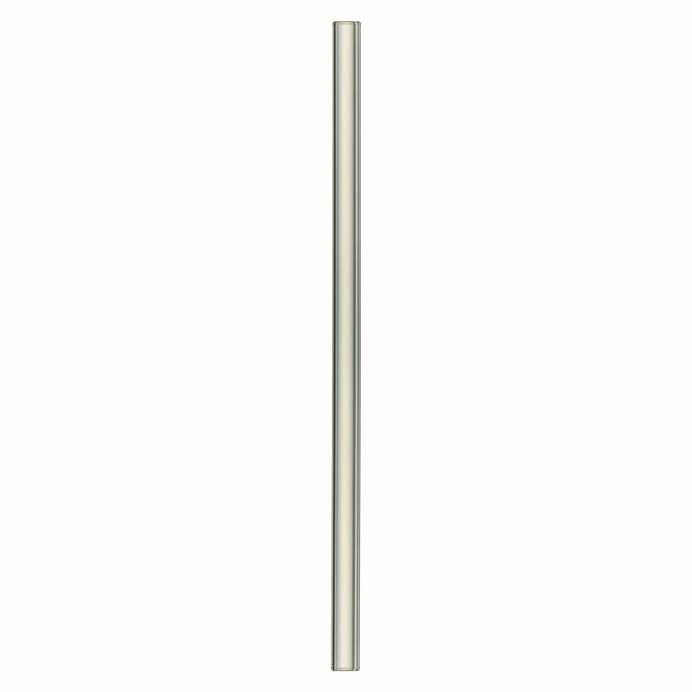 Eisch Glashalm 2er Set Gentleman Grau, mit Bürste, Glastrinkhalme, Glas, Grau, 20 cm, 86599812