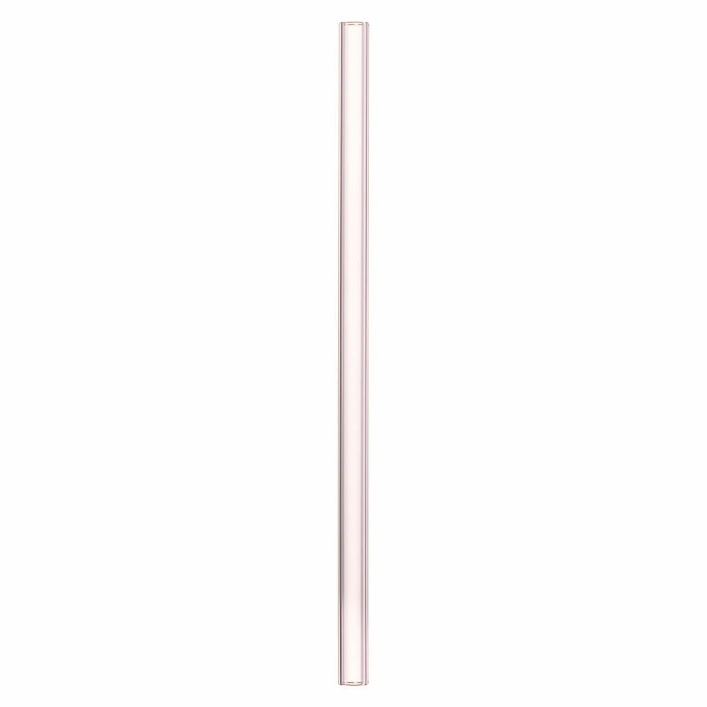 Eisch Glashalm 2er Set Gentleman Rosé, mit Bürste, Glastrinkhalme, Glas, Rosé, 20 cm, 86599813