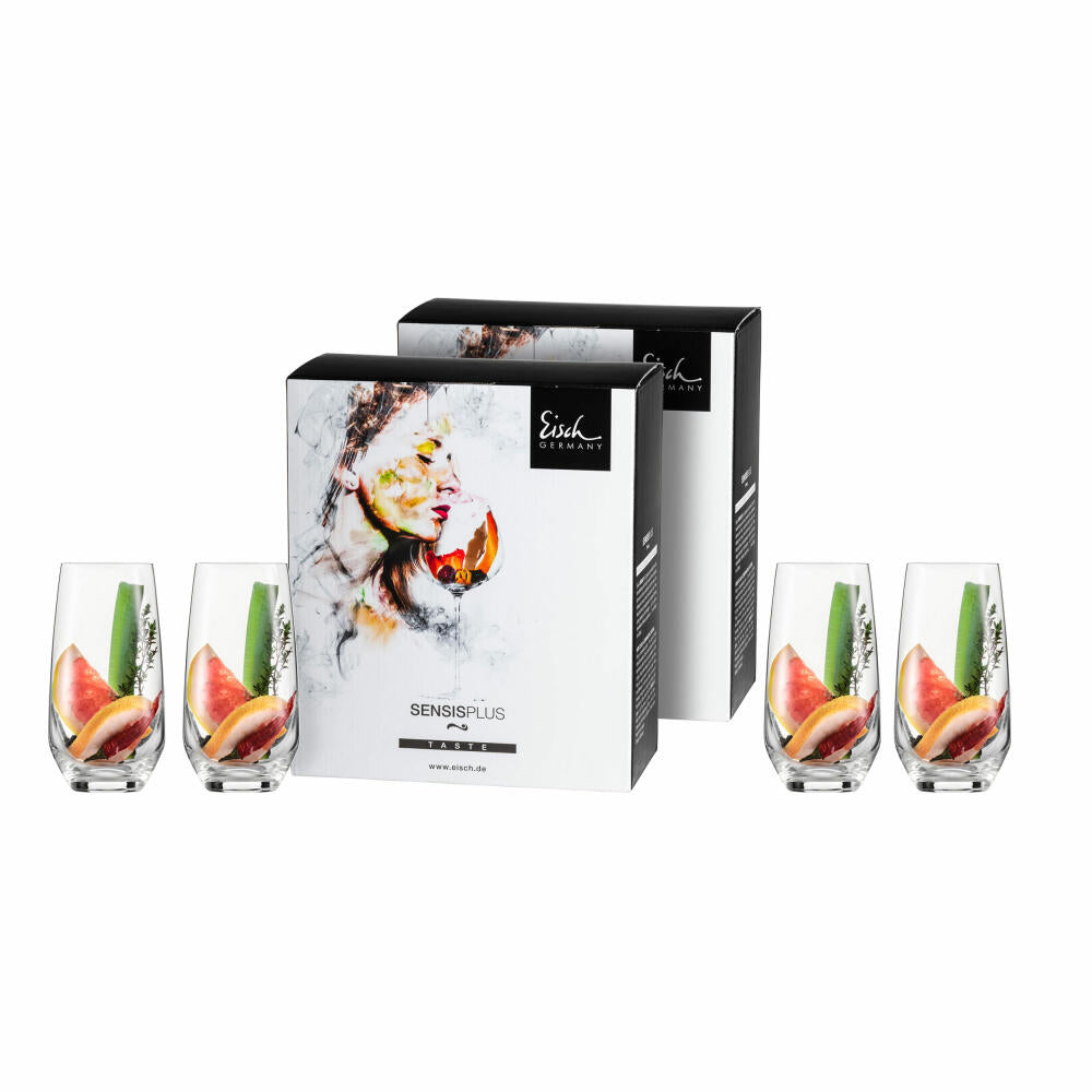 Eisch Becher 4er Set Sky Sensis plus, Trinkbecher, Glas, Kristallglas, 460 ml, 25185090