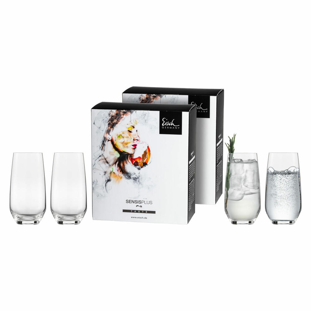 Eisch Becher 4er Set Sky Sensis plus, Trinkbecher, Glas, Kristallglas, 460 ml, 25185090
