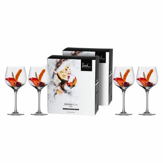 Eisch Burgunderglas groß 4er Set Superior Sensis plus, Rotweinglas, Kristallglas, 680 ml, 25006011