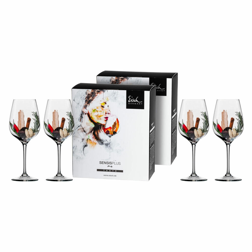 Eisch Bordeauxglas 4er Set Superior Sensis plus, Weinglas, Kristallglas, 710 ml, 25006021