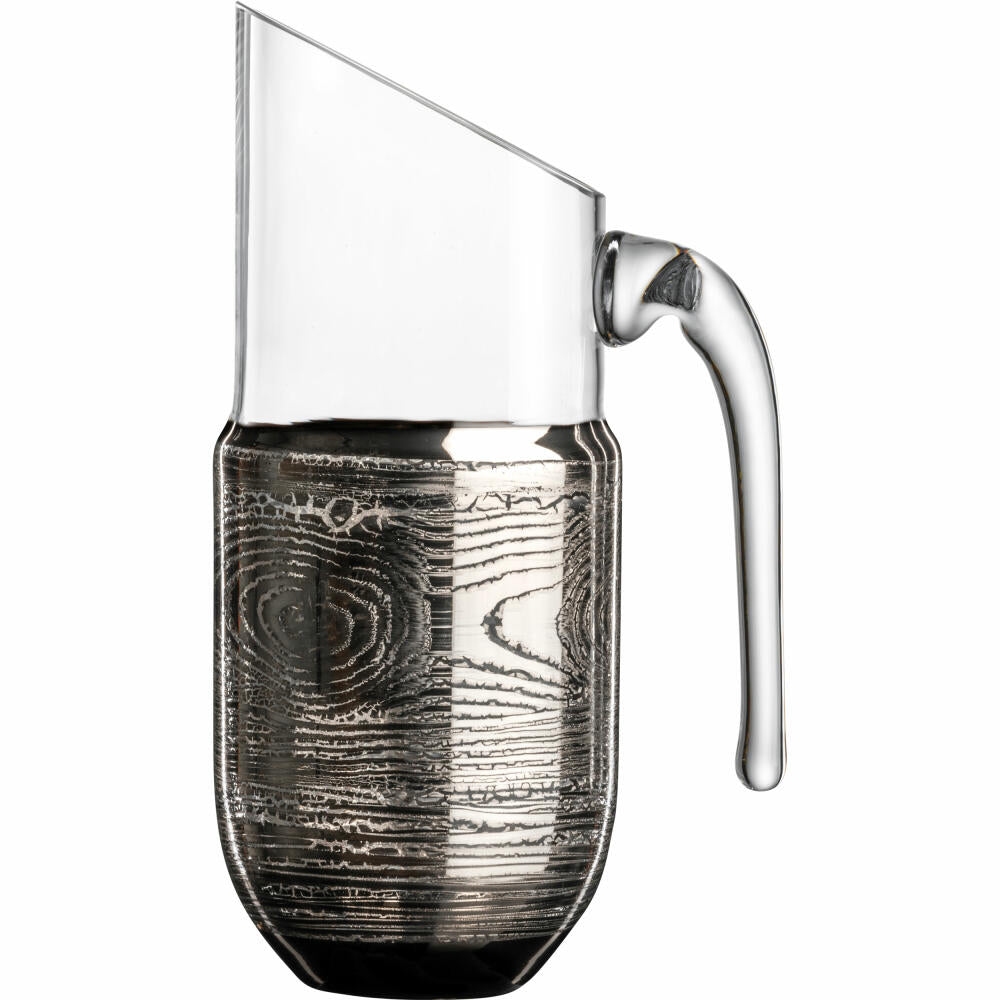 Eisch Krug Goldleaf, water jug, wine jug, crystal glass, platinum, 1.5 L, 77660315