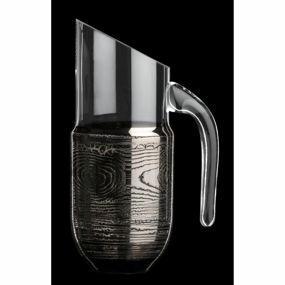 Eisch Krug Goldleaf, water jug, wine jug, crystal glass, platinum, 1.5 L, 77660315