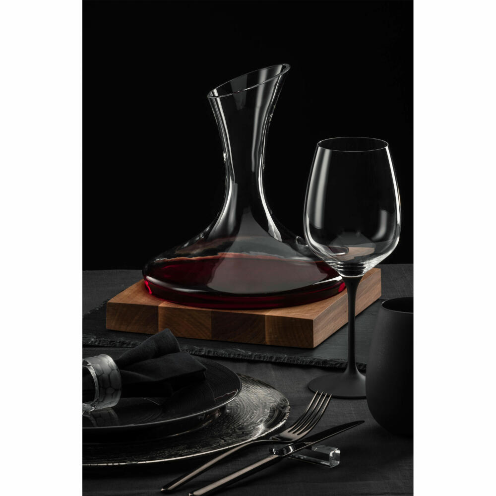 Eisch Dekantierkaraffe auf Holzsockel Wood Edition, Dekanter, Karaffe, Kristallglas, 0.75 L, 30172815