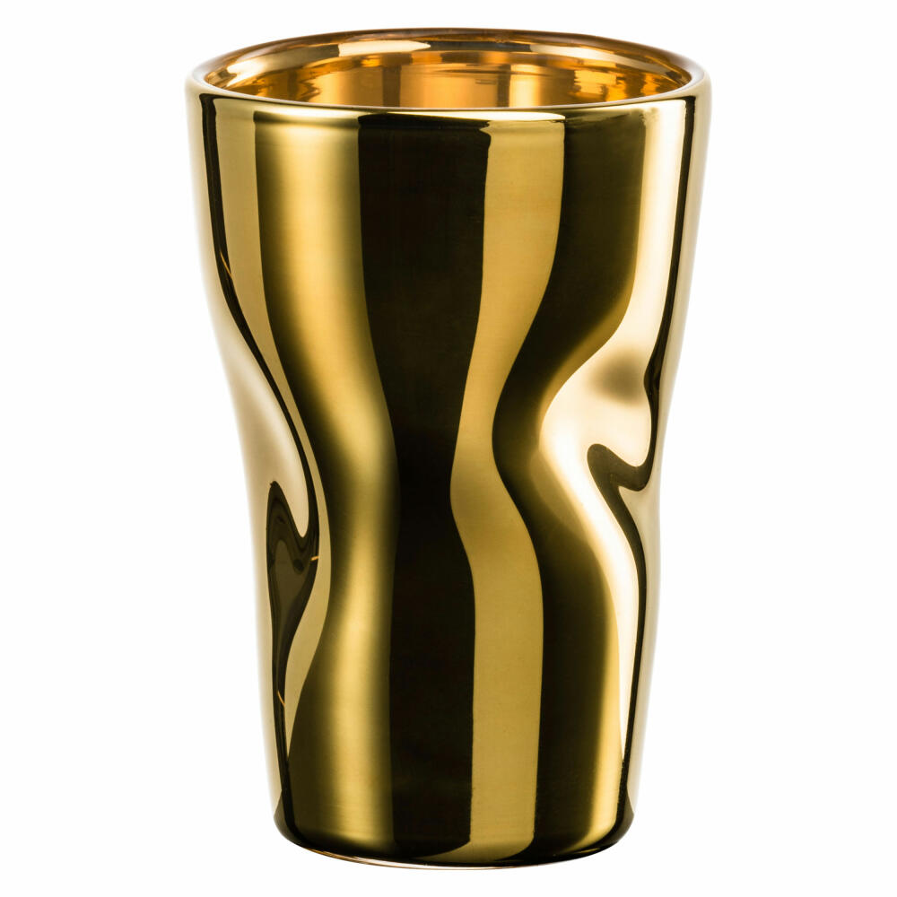 Eisch Espressoglas 2er Set Unik Gold, Espressotasse, Glas, Gold, 100 ml, 30013202