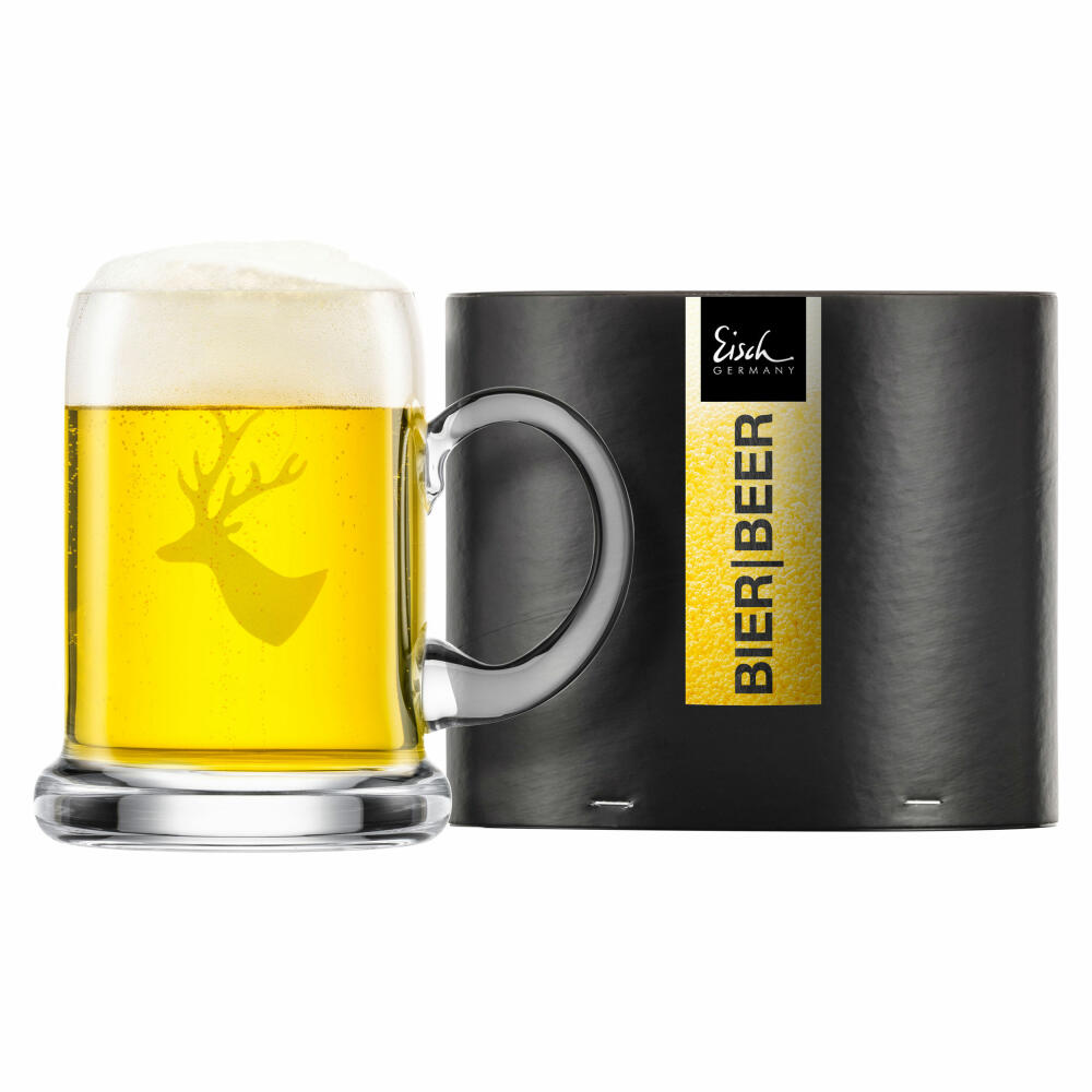 Eisch Seidel Chalet, beer mug, beer mug, tankard, crystal glass, 300 ml, 77120204