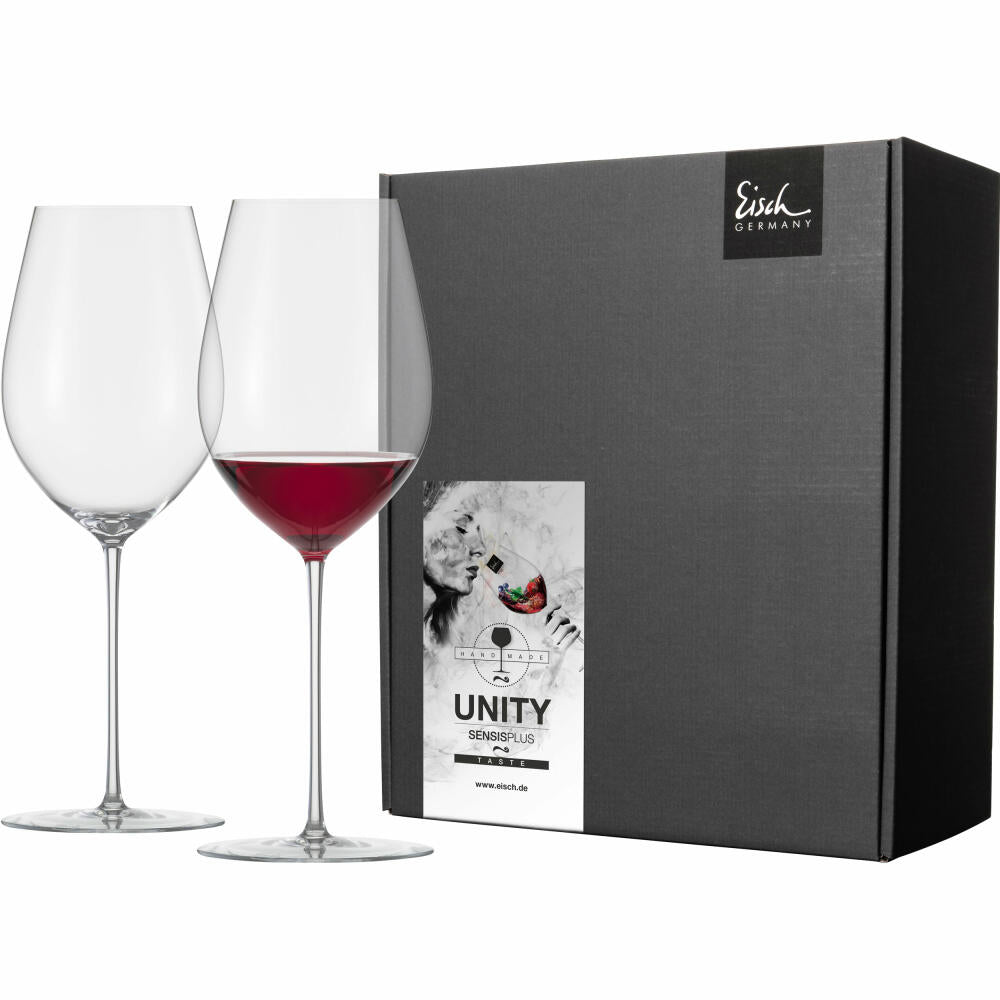 Eisch red wine glasses Unity Sensis plus, set of 2, red wine glass, wine glass, crystal glass, 615 ml, 25224020