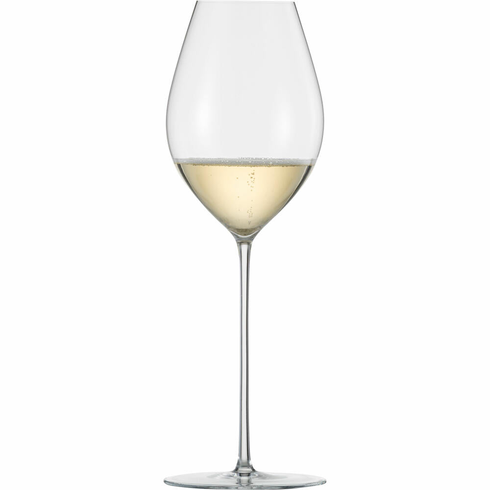 Eisch champagne glasses Unity Sensis plus, set of 2, with effervescence point, champagne glass, crystal glass, 400 ml, 25224070