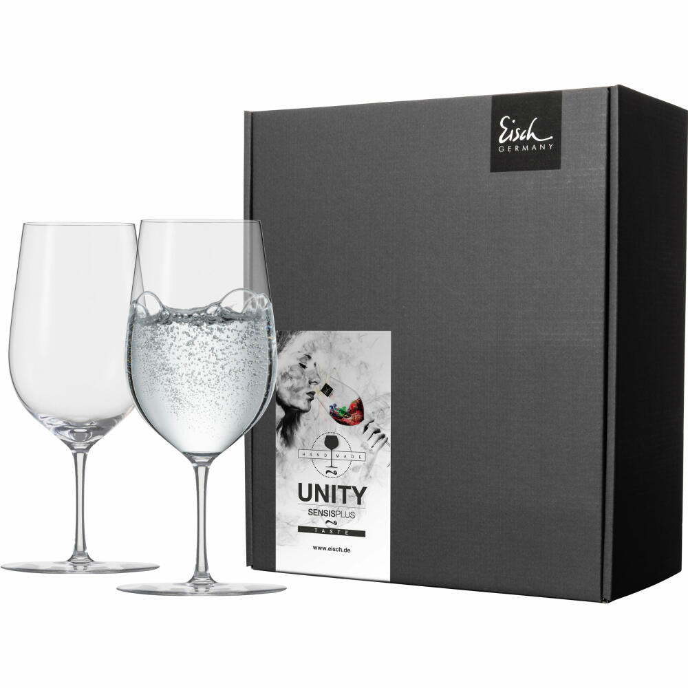 Eisch mineral water glasses Unity Sensis plus, set of 2, water glass, drinking glass, crystal glass, 350 ml, 25224160