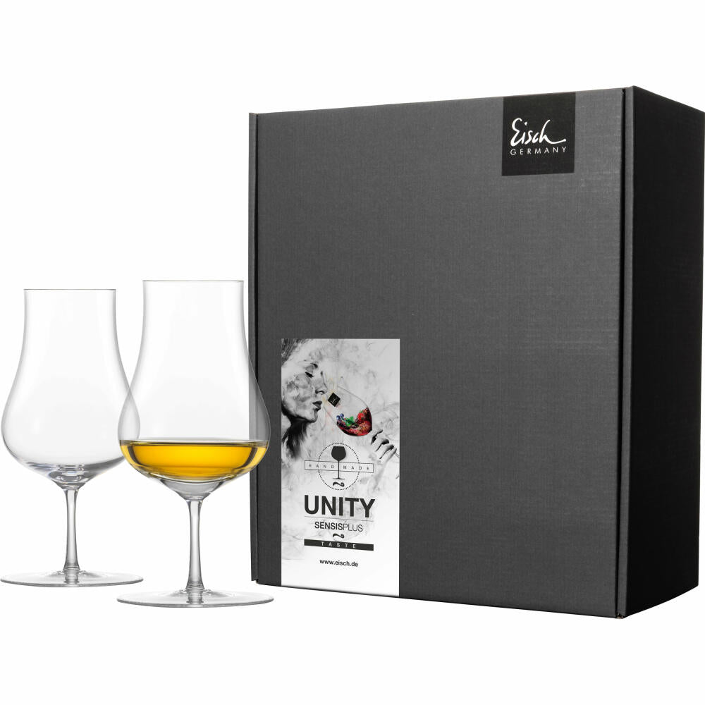 Eisch Malt whiskey glasses Unity Sensis plus, set of 2, tumblers, whiskey cups, crystal glass, 230 ml, 25224213