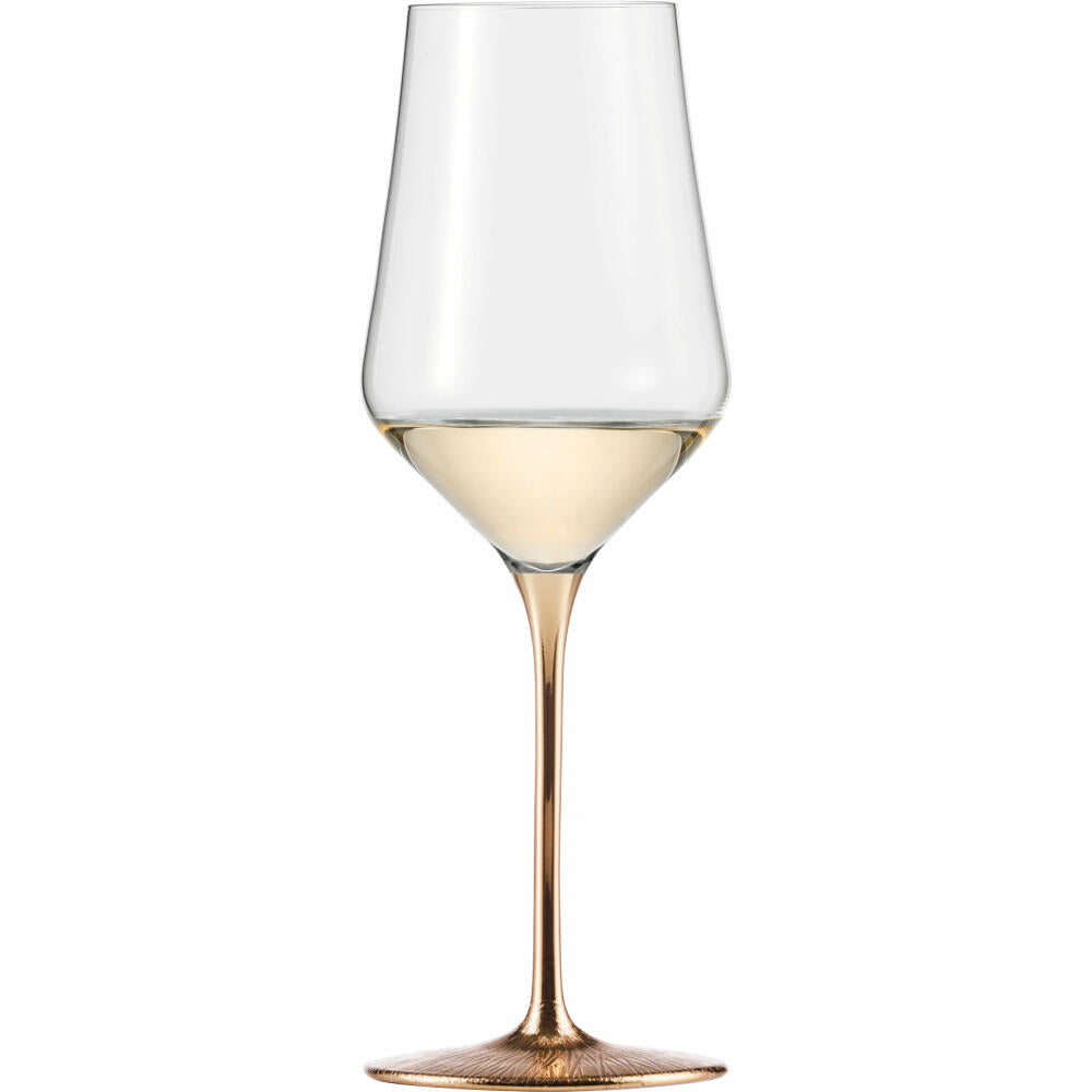 Eisch white wine glasses Ravi Gold, set of 2, white wine glass, wine glass, crystal glass, 380 ml, 75751830
