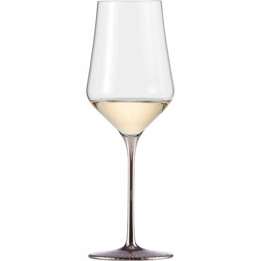 Eisch white wine glasses Ravi Platin, set of 2, white wine glass, wine glass, crystal glass, 380 ml, 75851830