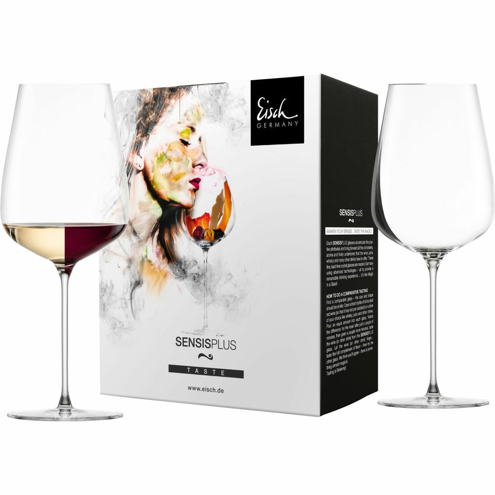 Eisch all-round glasses Essenca Sensis plus, set of 2, wine glass, crystal glass, 740 ml, 25434020