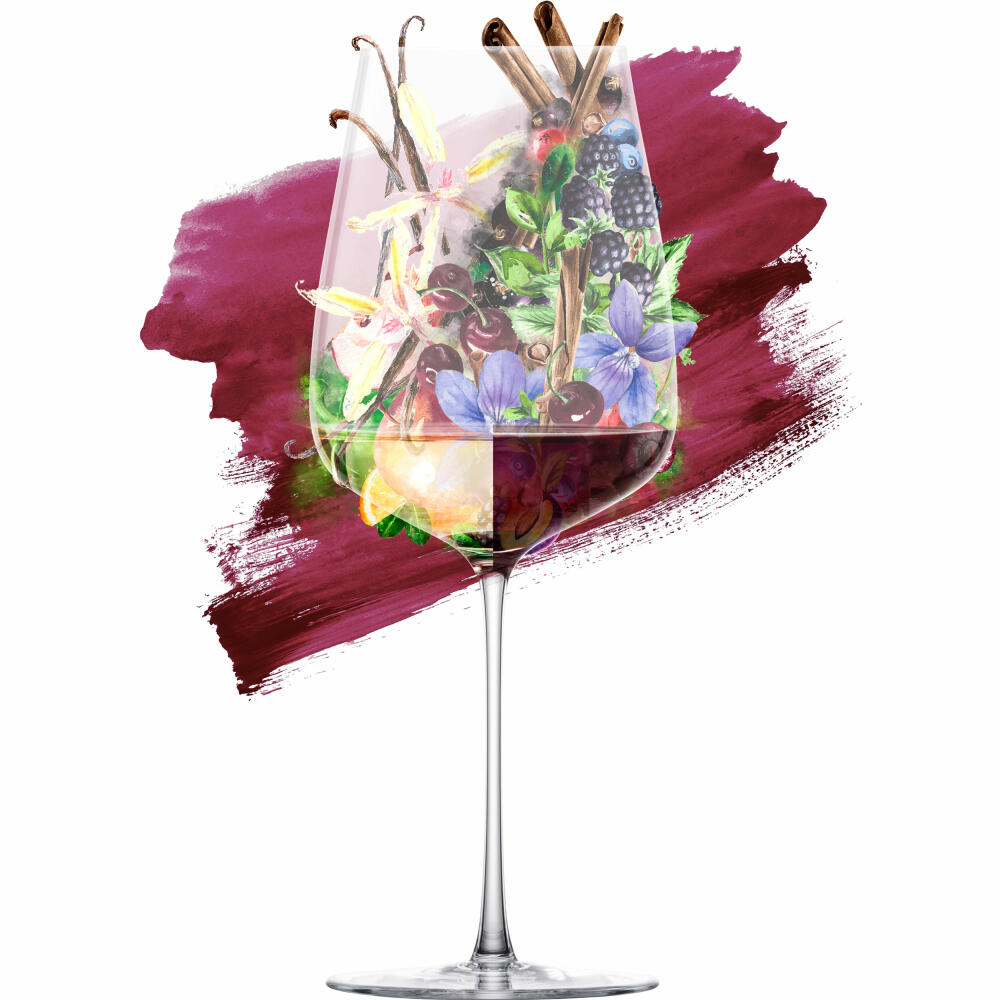 Eisch all-round glasses Essenca Sensis plus, set of 2, wine glass, crystal glass, 740 ml, 25434020