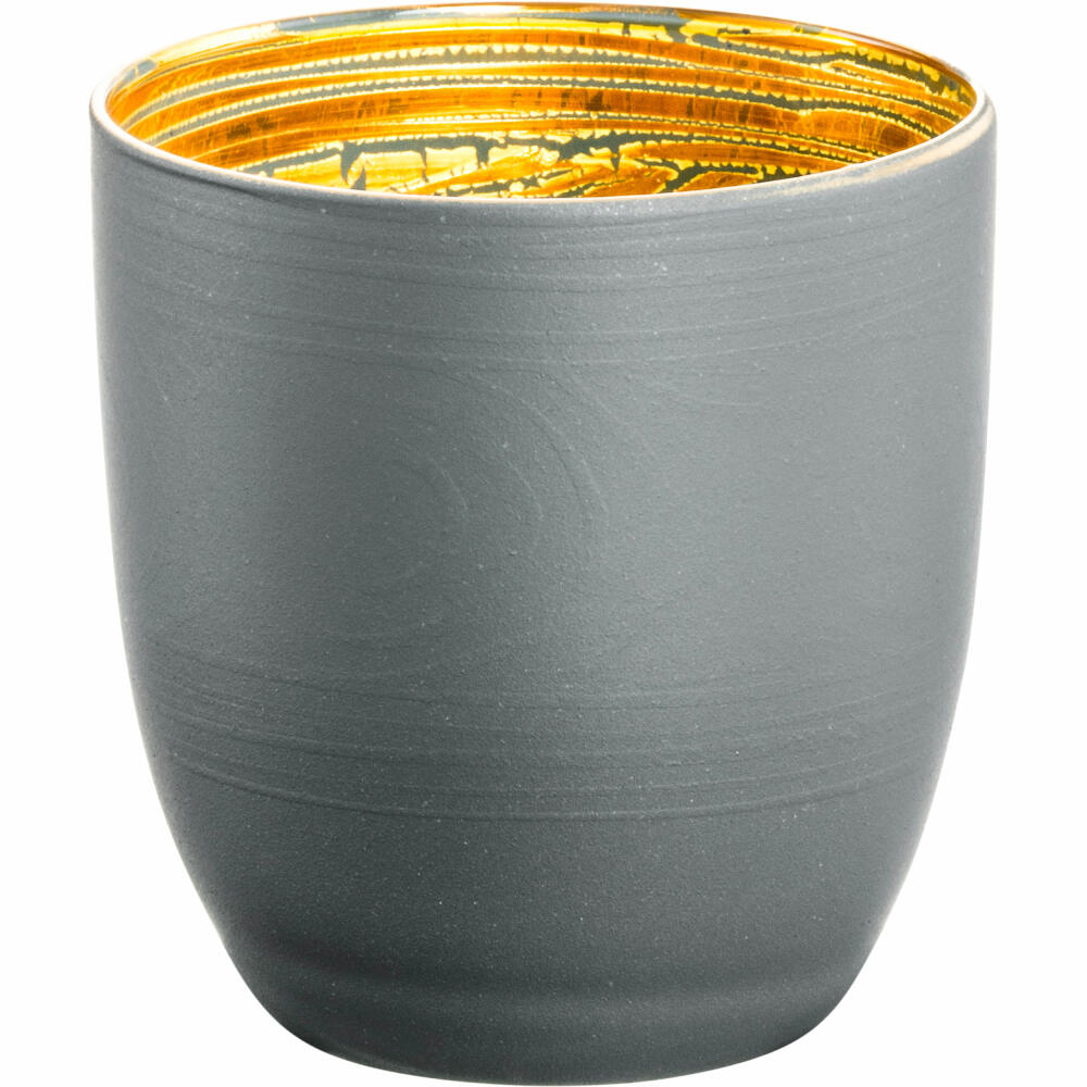 Eisch Espresso Mug Cosmo Collect, Espresso Mug, Espresso Glass, Crystal Glass, Grey / Gold, 100 ml, 70510963