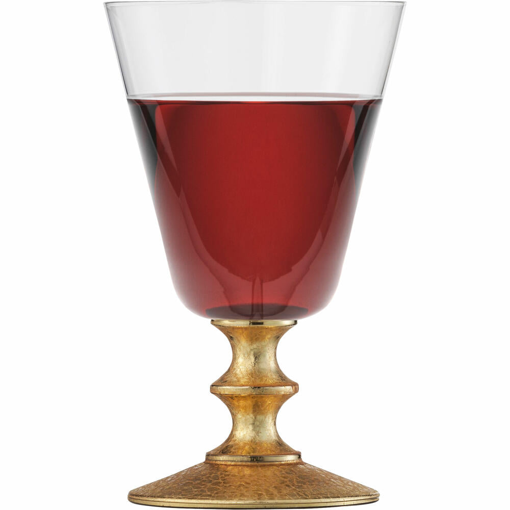 Eisch red wine glasses Gold Rush, set of 2, red wine glass, wine glass, crystal glass, gold, 290 ml, 74358611