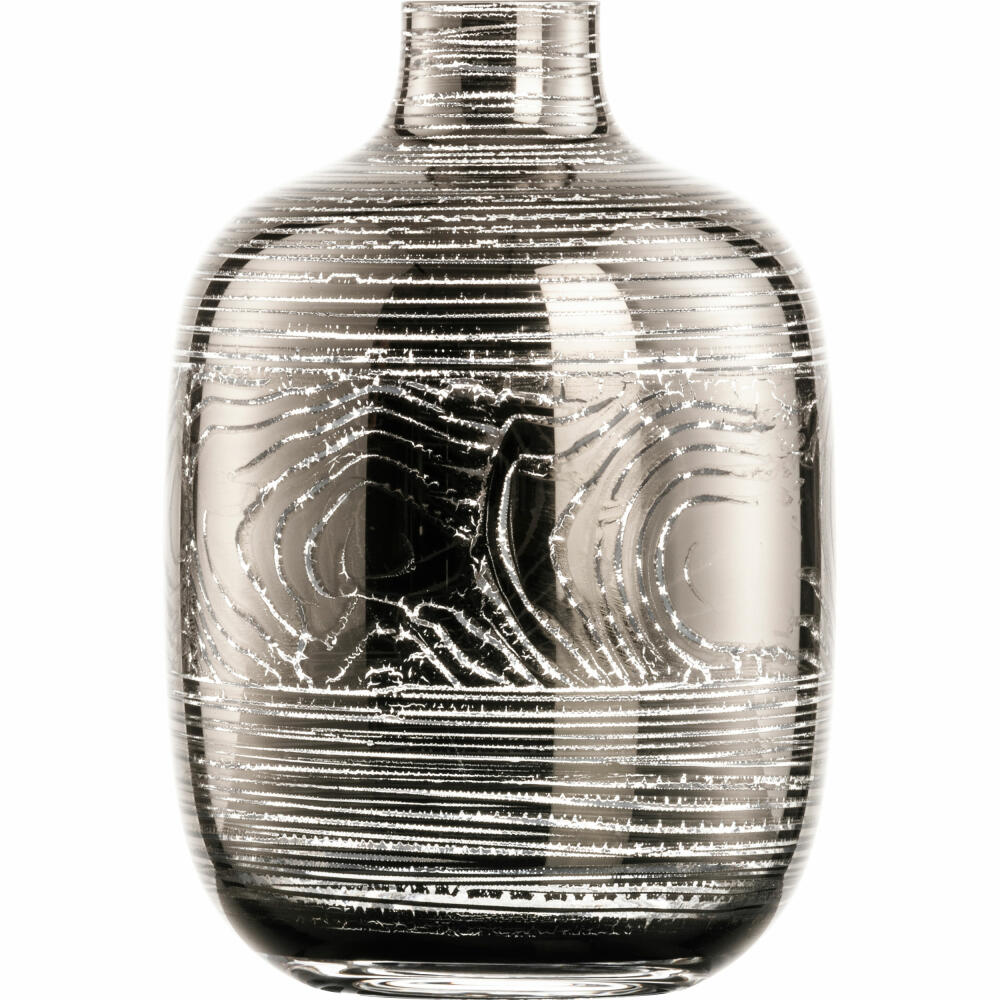 Eisch Vase Goldleaf, flower vase, table vase, decorative vase, crystal glass, platinum, 17 cm, 77648117