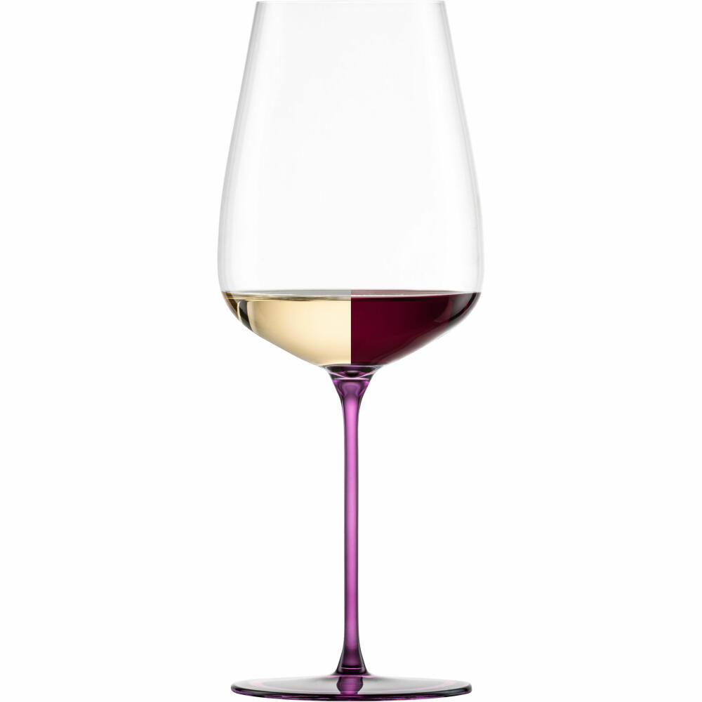 Eisch Allroundgläser Inspire Sensisplus, 2er Set, Rotweinglas, Weinglas, Kristallglas, Malve, 740 ml, 15437024