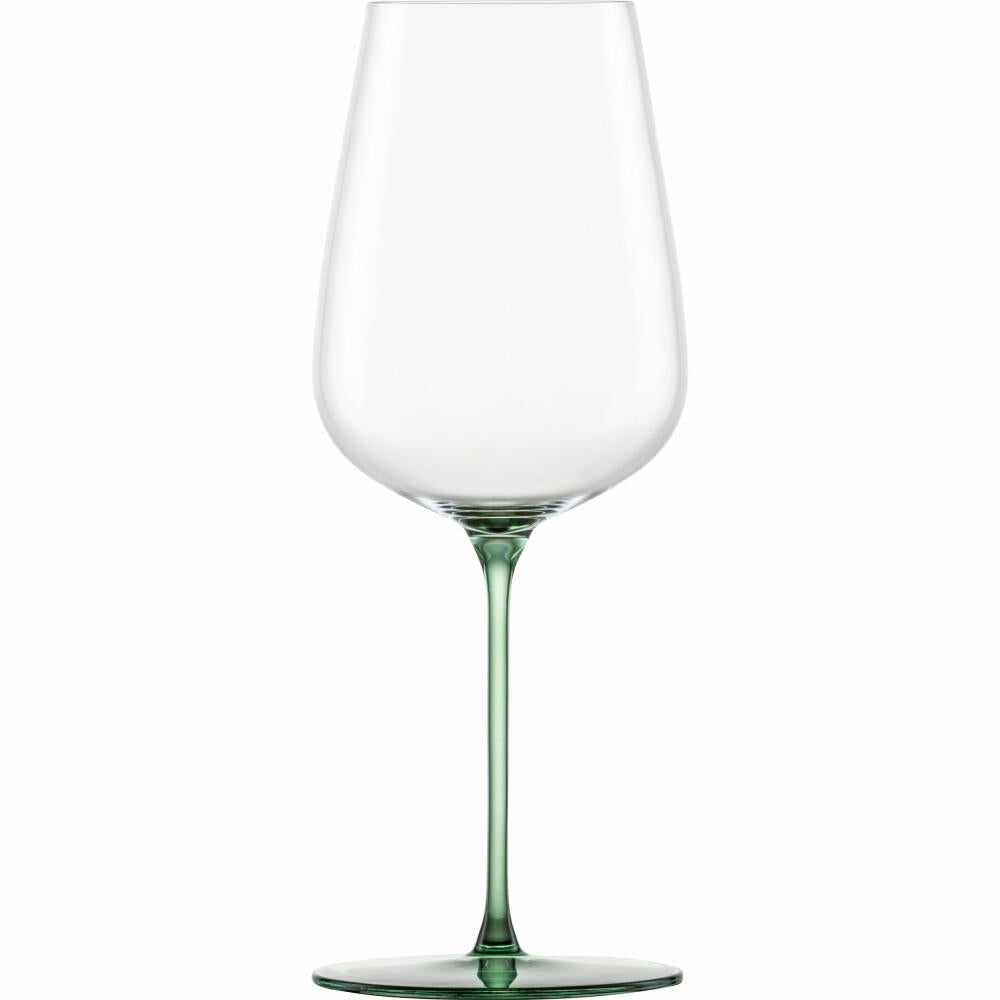 Eisch Allroundgläser Inspire Sensisplus, 2er Set, Weißweinglas, Weinglas, Kristallglas, Grün, 580 ml, 15437030