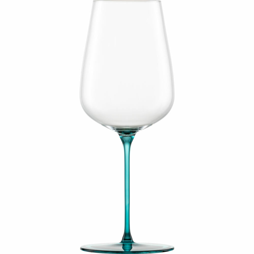 Eisch Allroundgläser Inspire Sensisplus, 2er Set, Weißweinglas, Weinglas, Kristallglas, Aqua, 580 ml, 15437032