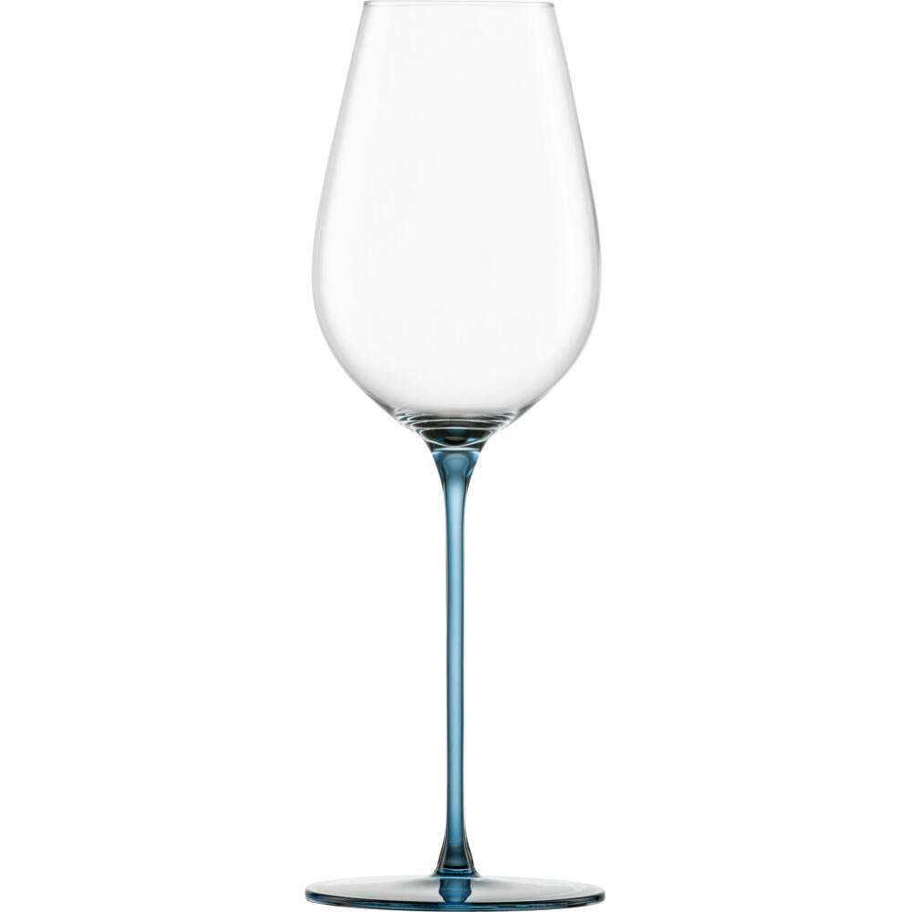 Eisch Allroundgläser Inspire Sensisplus, 2er Set, Champagnerglas, Weinglas, Kristallglas, Blau, 400 ml, 15437071
