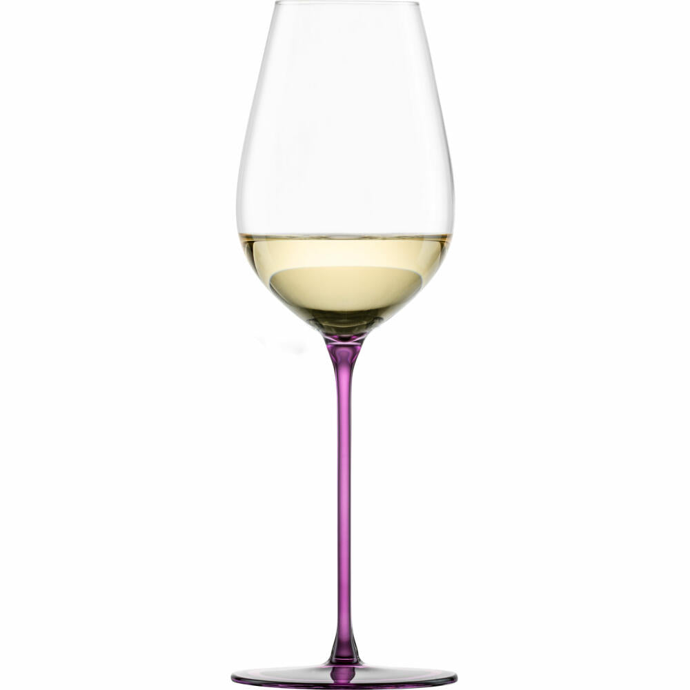 Eisch Allroundgläser Inspire Sensisplus, 2er Set, Champagnerglas, Weinglas, Kristallglas, Malve, 400 ml, 15437074