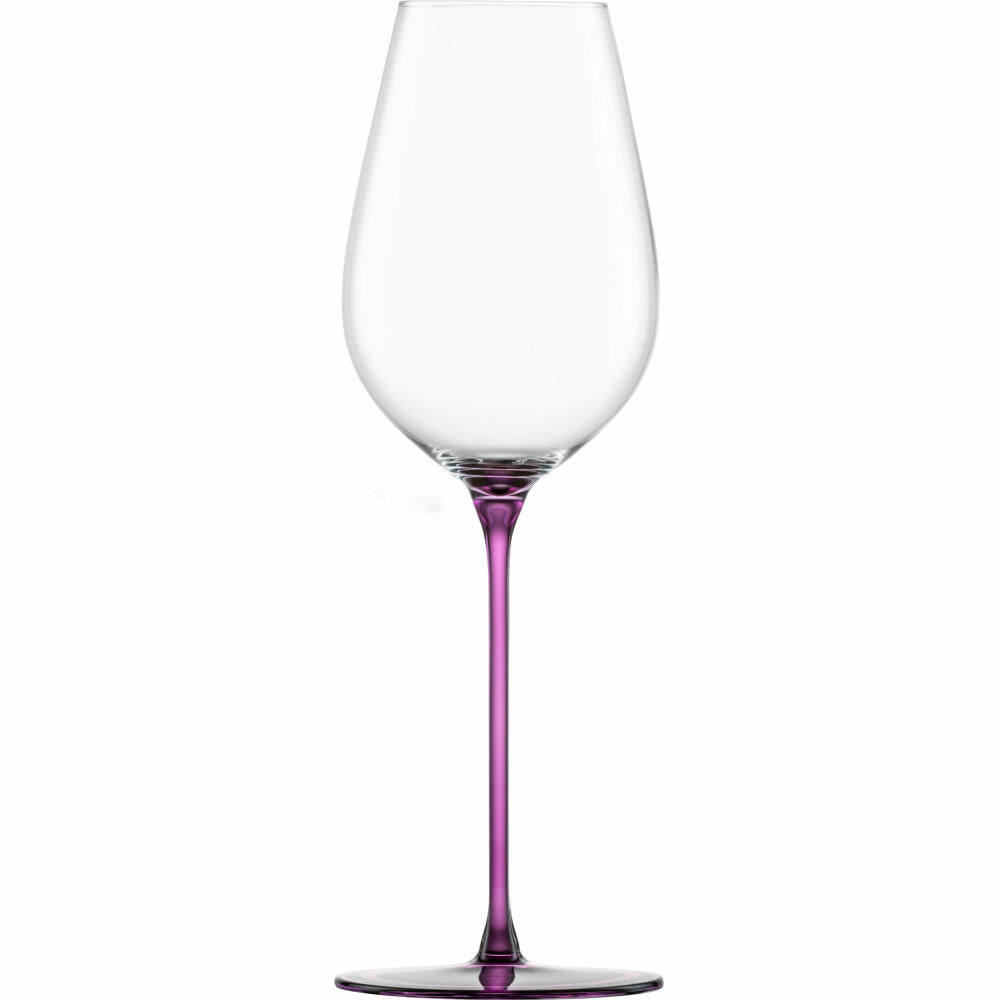 Eisch Allroundgläser Inspire Sensisplus, 2er Set, Champagnerglas, Weinglas, Kristallglas, Malve, 400 ml, 15437074