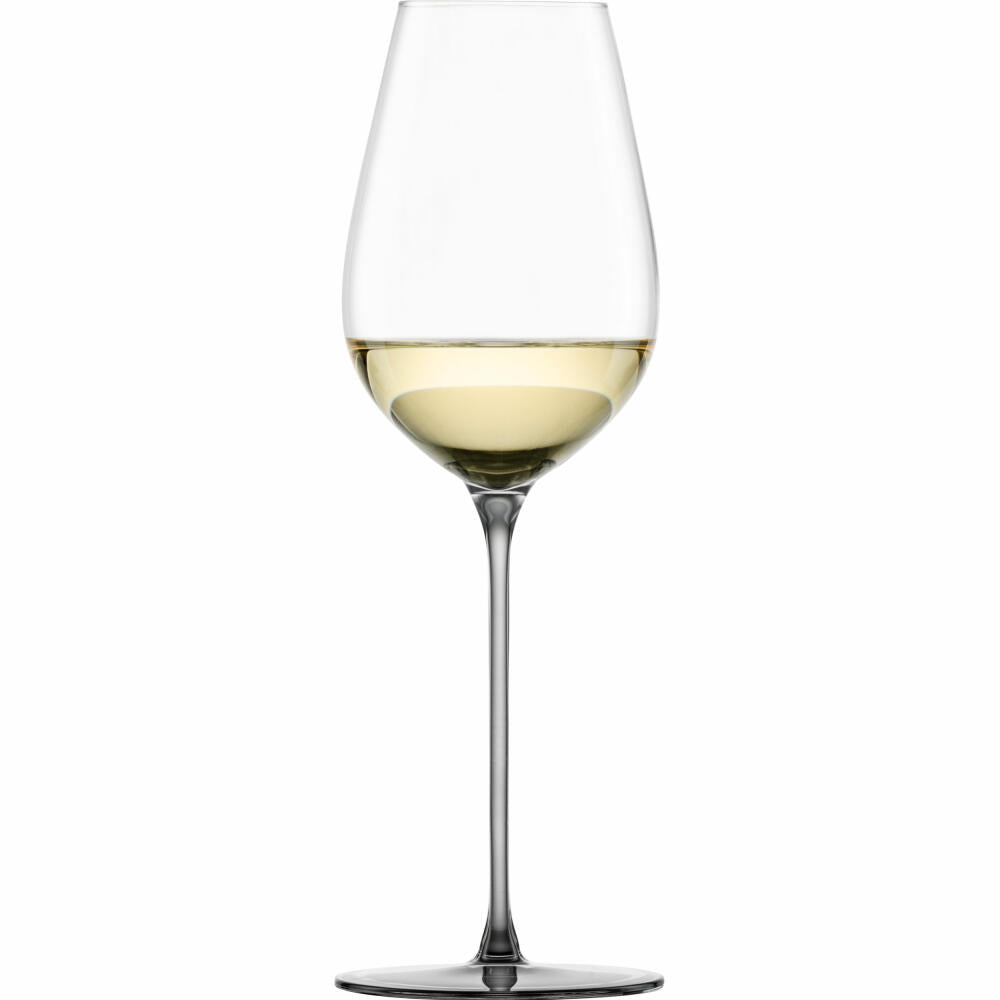 Eisch Allroundgläser Inspire Sensisplus, 2er Set, Champagnerglas, Weinglas, Kristallglas, Grau, 400 ml, 15437075